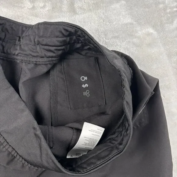 Figs Scrub Pants Womens M Zamora Jogger Petite Black Scrubs Bottom Medical Nurse - Picture 13 of 16